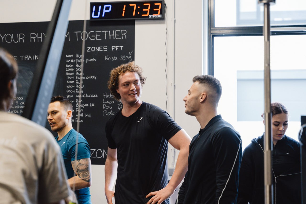 Zone5 community leden samen in de gym